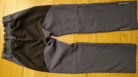 Turisticke nohavice softshell, 128