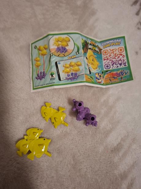 Kinder hračka ryby natoons,