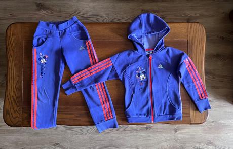 Teplejšia súprava adidas minnie disney 122/128, adidas,122