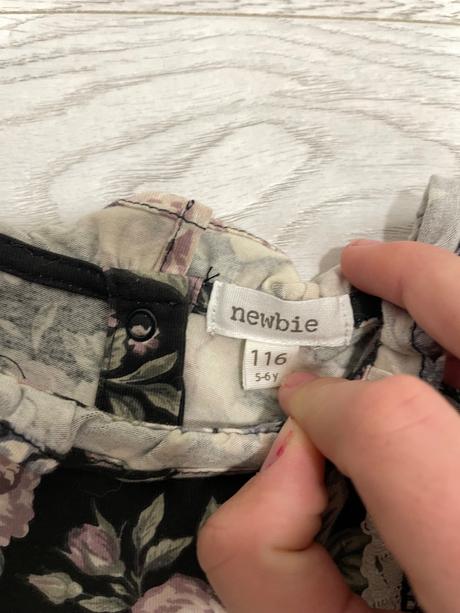 Newbie kvetovaný set legíny+šaty, newbie,116