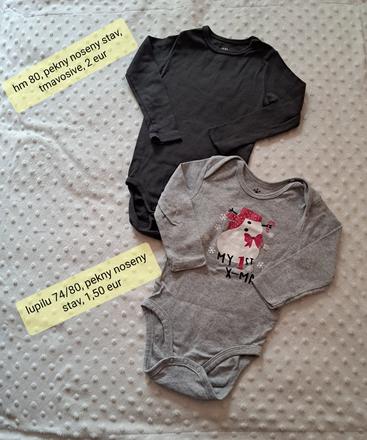 Body sede hm, lupilu vianocne, h&m,80