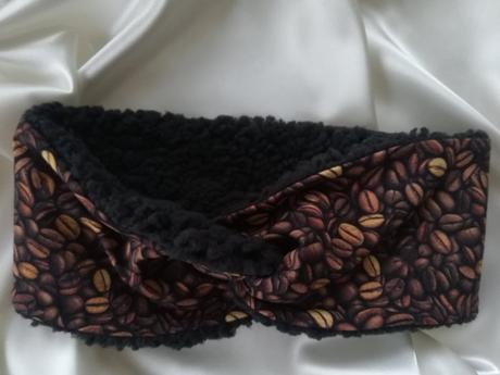 Čelenka úpletová, zateplená, twist- prekrížená,