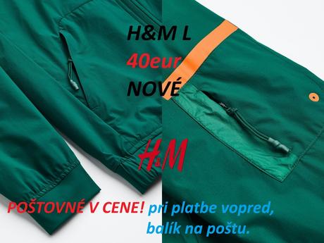 Zimná bunda hm, bombéra hm, h&m,l
