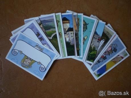 Spoznaj slovenské hrady a povesti - nálepky, 