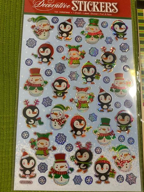 Krásne dekoratívne vianočné nálepky 3 druhy,