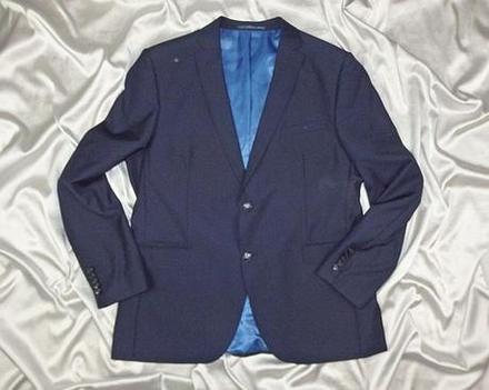 Kvalitné tmavomodré sako, c&a,54