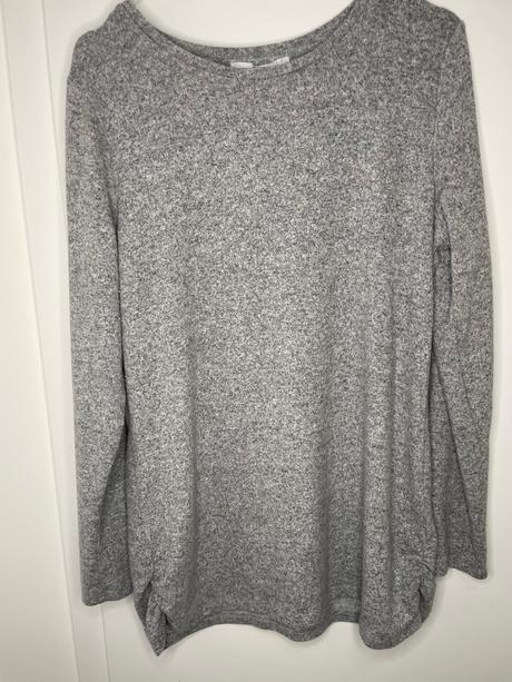 Next sivý melírovaný tenší svetrík, next,44