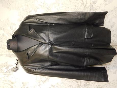 Style panska kvalitna kožena bunda, l