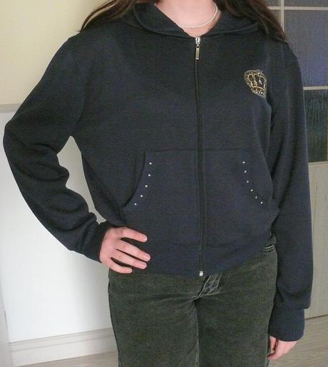 Mikina s korunkou m/l, m