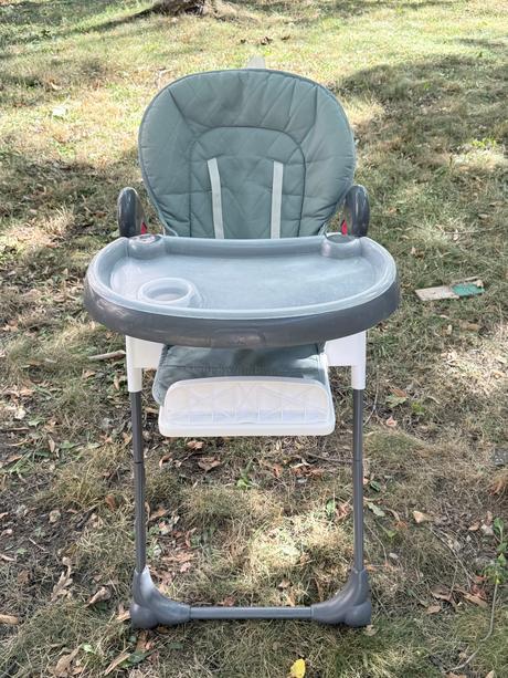 Jedálenská stolička lorelli oliver grey pu leather, lorelli