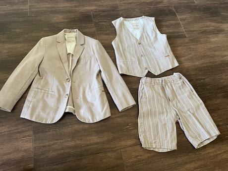 Komplet béžový, 128