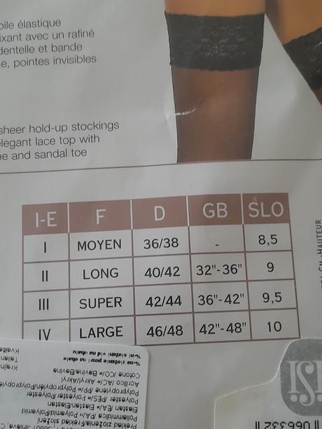 Samozdrziace pancusky, 40 / 42 / l / m