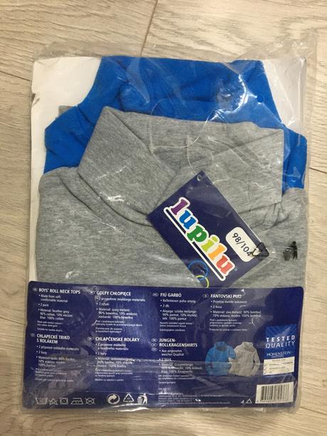 Nove balenie 2ks rolacikov, lupilu,98