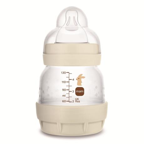 Mam kojenecká fľaša antikoliková 130ml. béžová, mam