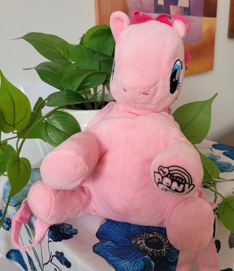 Plyšový batoh my little pony pinkie pie,