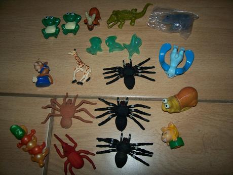 Postavičky z kinder vajíčok,