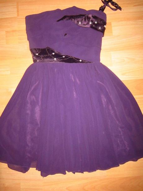 Fialové šaty, lipsy london,xs