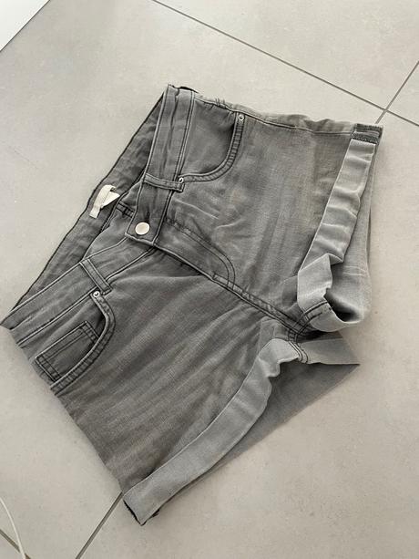 Rifľové šortky 34, h&m,xs
