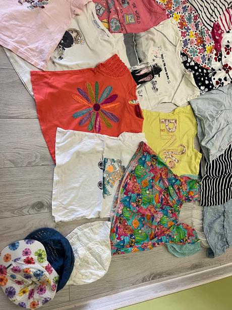 Mix značkového letného oblečenia dievča 104, 104–116