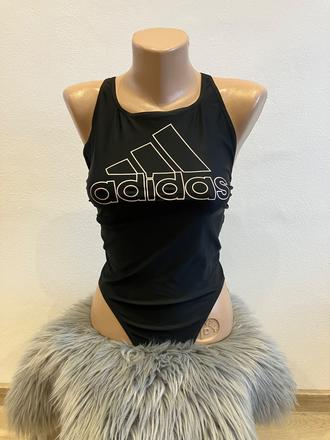 Dámske jednodielne plavky čierne adidas (36), adidas,s