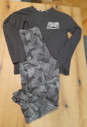 Pyžamo gamer 158/164, h&m,158