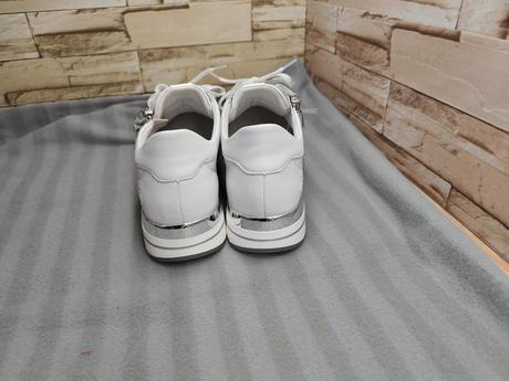 Remonte - rieker 43 - dámske biele kožené topánky, rieker,43