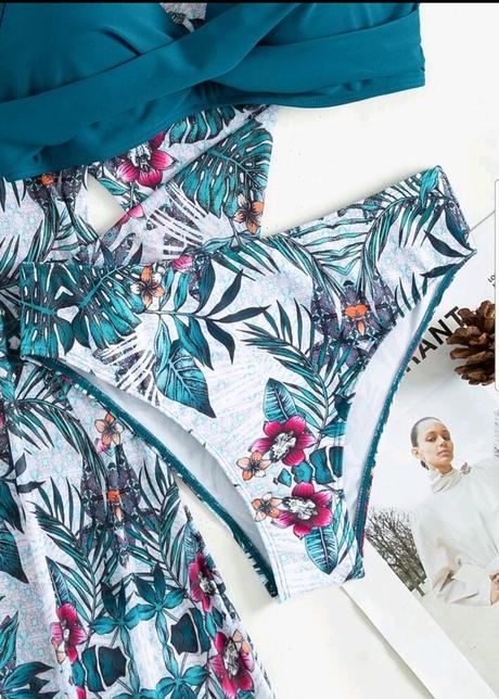 Bikiny pusch-up +kimono, l / m / s