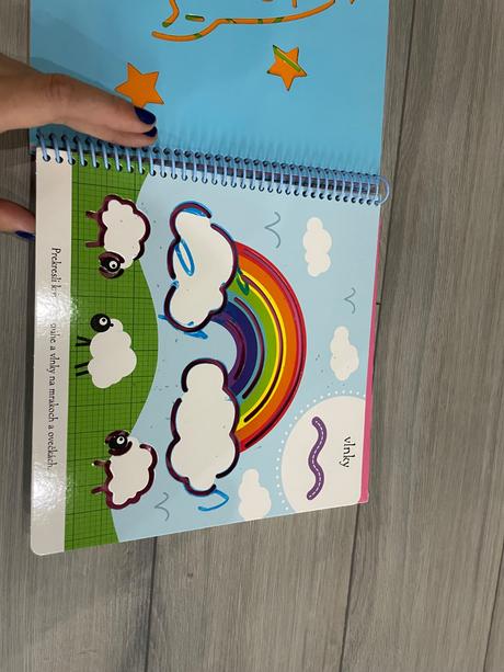 Kniha pre deti obkresli si tvary, 