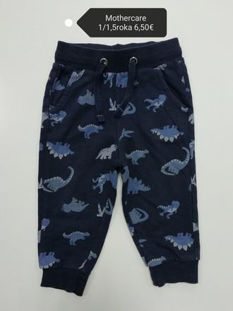 Tepláky s dinosaurami, mothercare,86