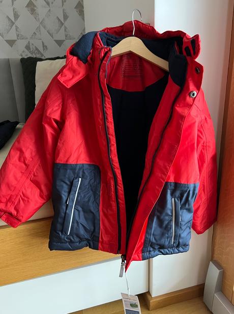 Zimná súprava zn. tchibo veľ. 122/128, tchibo,128