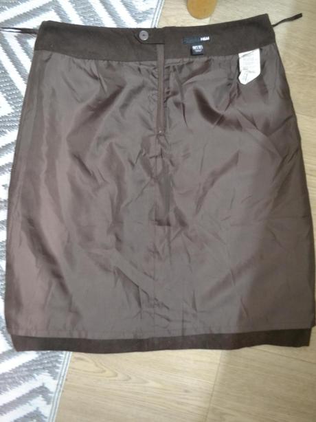Ham semišova makkučka sukňa s/m, h&m,m
