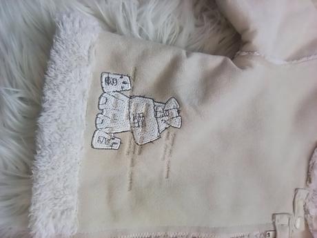 Teplý dievčenský kabátik, mamas & papas,74