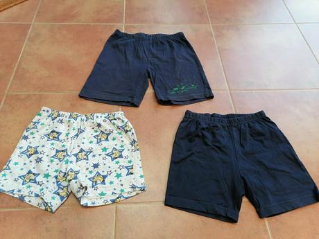 3x bavlnené kraťasky, lupilu,104