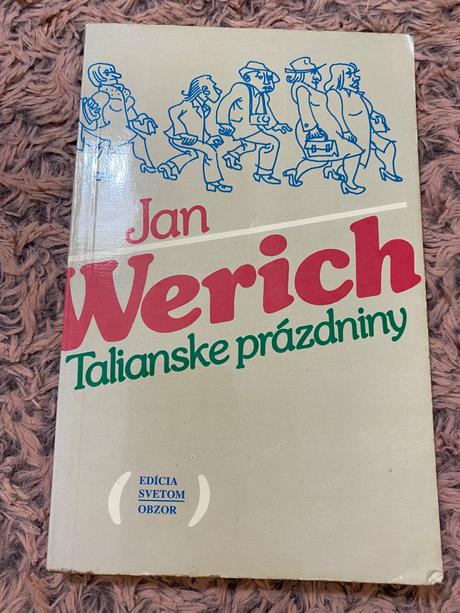 Krásna stará kniha talianske prázdniny werich jan,
