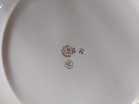 Retro porcelanové taniere  tri gracie 5ks, 