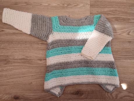 Krásnu sveter ručná výroba handmade, 92