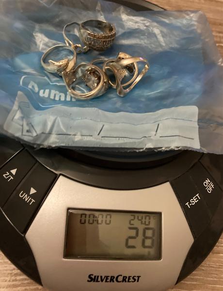 Strieborné prstene,striebro  925,cena za všetky, 