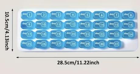 Organizér na lieky 31 dní, 