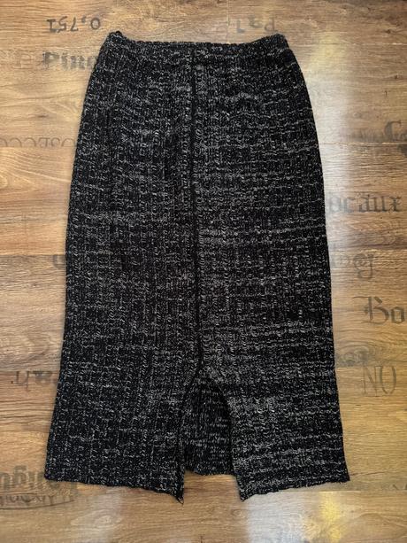 Vlnená sukňa handmade, s