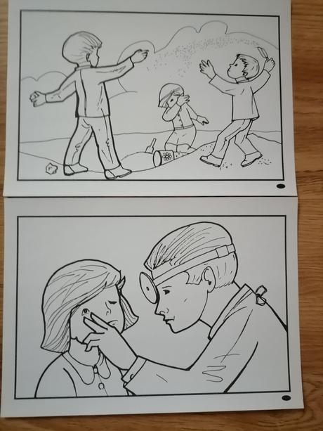 Náučná omaľovánka, čo nemajú deti robiť,