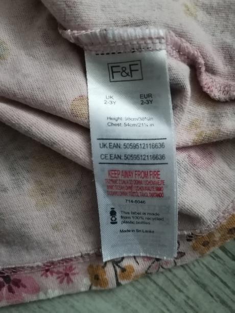 Šatky - 98/104 h&m dlhý rukáv, 104