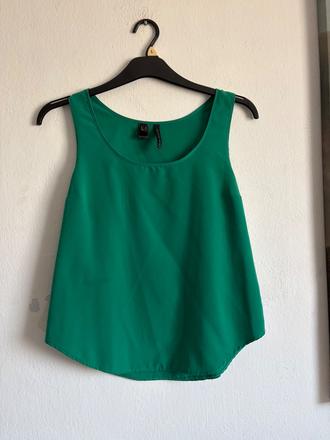 Mango prekrasne satenove zelene tielko xs, mango,xs