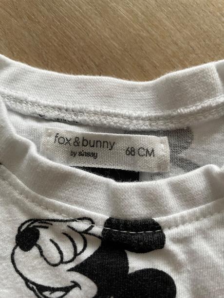 Mickey tričko veľ 68, fox & bunny,68