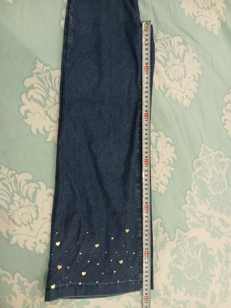 Široké nohavice/rifle, h&m,128
