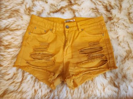 Riflové kraťasy rotrhané m.sara, 30