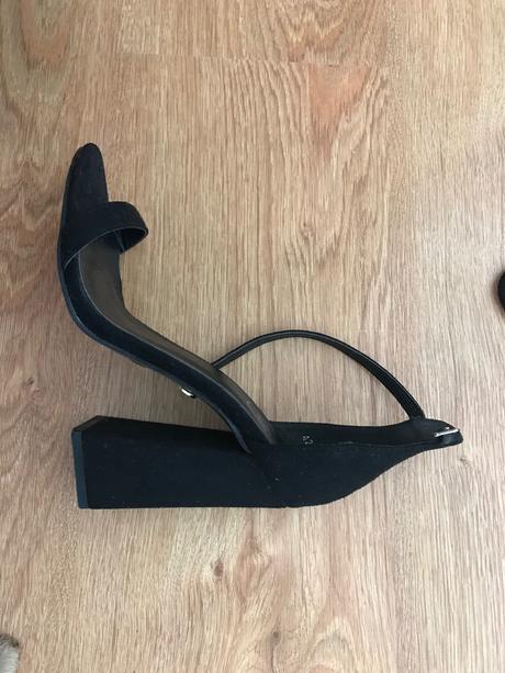 Čierne sandále, 38