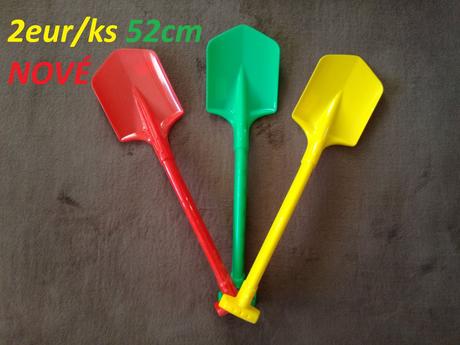 Vedierko, stolička, lopatky, 