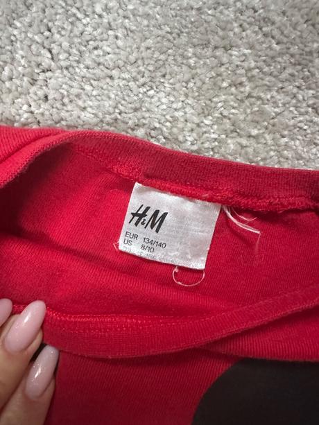 Tričko mickey, h&m,134