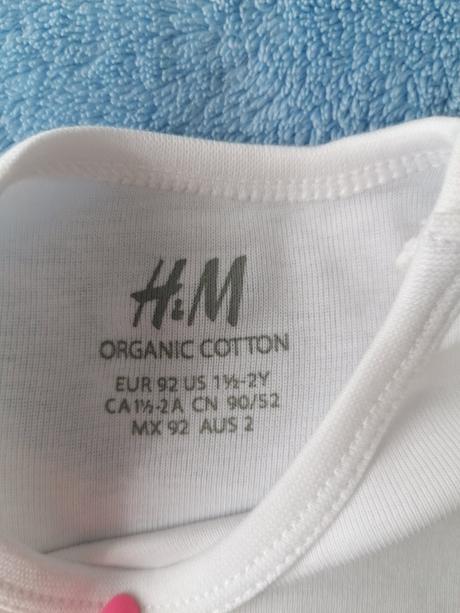 Biele basic body, h&m,92