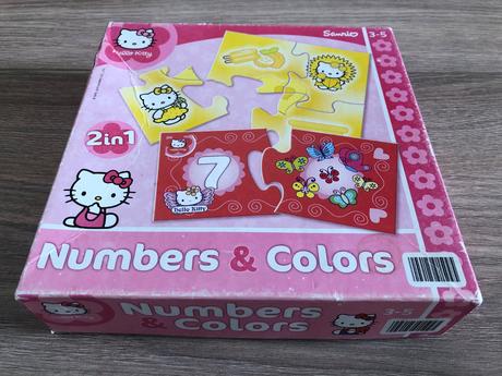 Čísla a farby s hello kitty, 